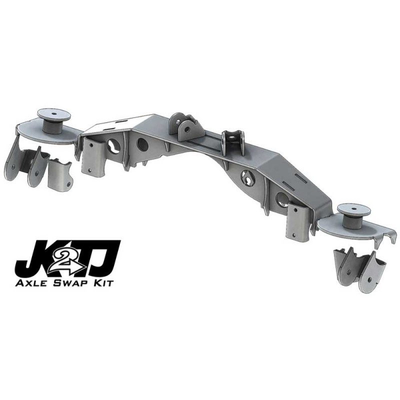 Artec Industries JK2TJ Triangulated Rear Axle Swap Kit with Truss, 2.63" - OEM