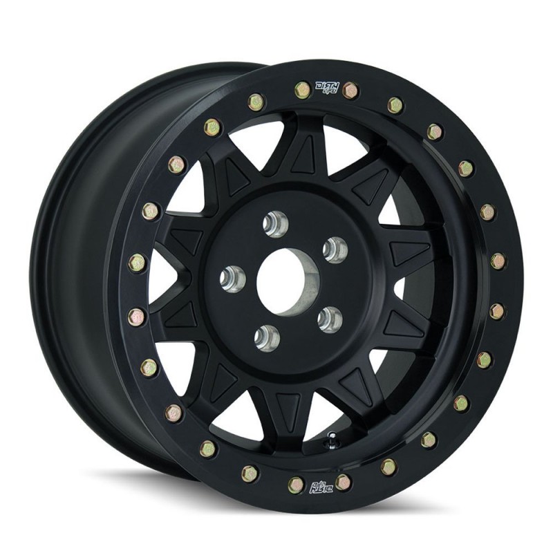 Dirty Life Roadkill 9302 Series Wheel 17 X9 5x4 5 Bolt Pattern 4 45 Back Spacing Matte Black Black Beadlock Best Prices Reviews At Morris 4x4