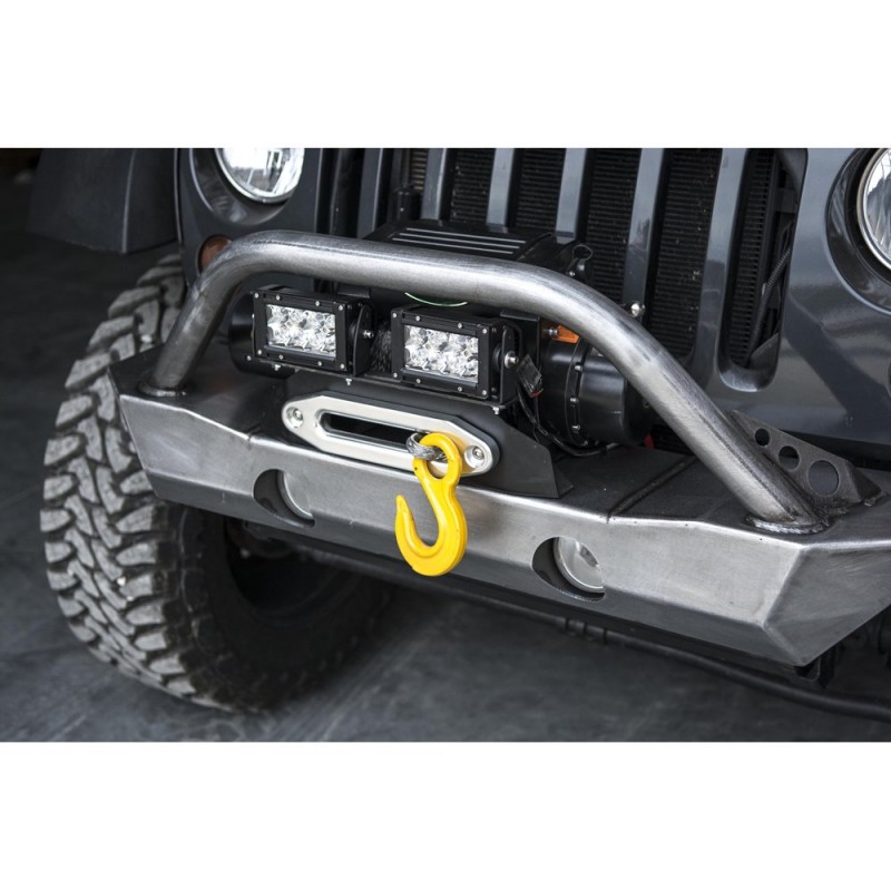 LoD Destroyer Front Bumper Auxiliary Light Bar Mount- Bare Steel