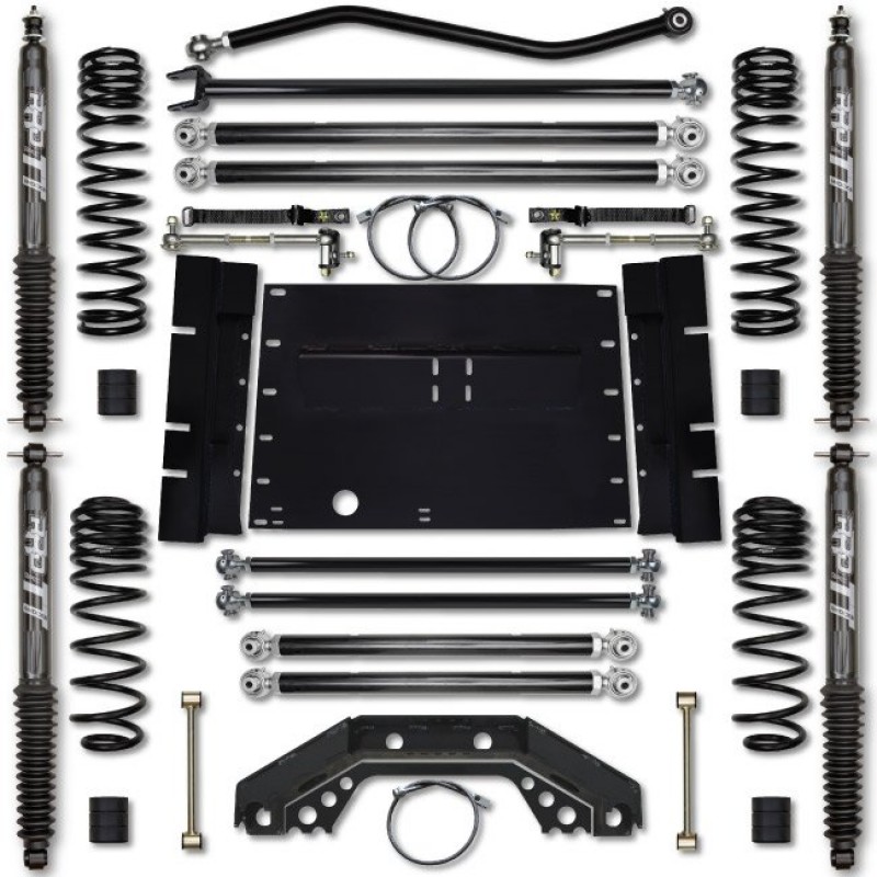Rock Krawler 3.5" X Factor Long Arm System Lift Kit with Twin Tube Shocks - TJL Unlimited