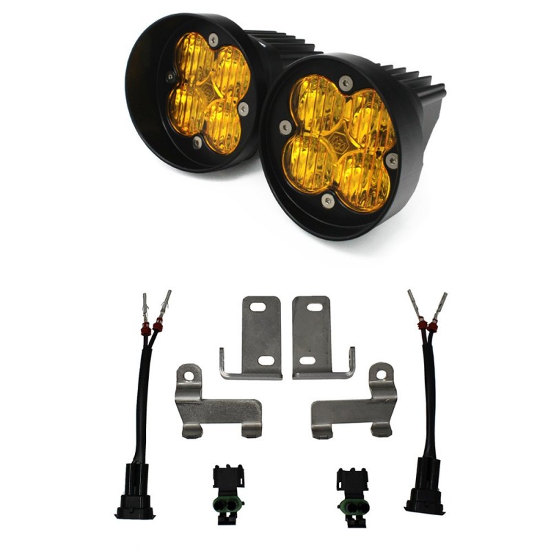 Baja Designs Squadron Sport WC LED Light Kit for Tacoma/Tundra/4Runner - Amber Lens