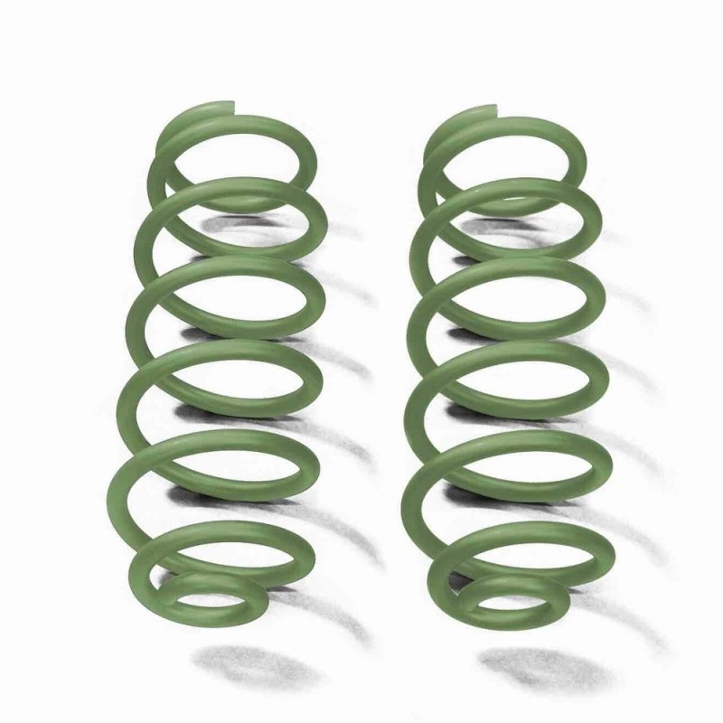 Steinjager Rear Coil Springs for 4.0" Lift, Locas Green - Pair