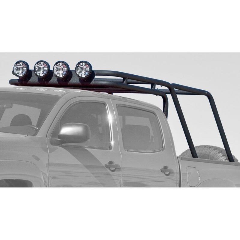 Body Armor Sport Rack for 05-19 Tacoma Crew Cab, Black Powdercoat