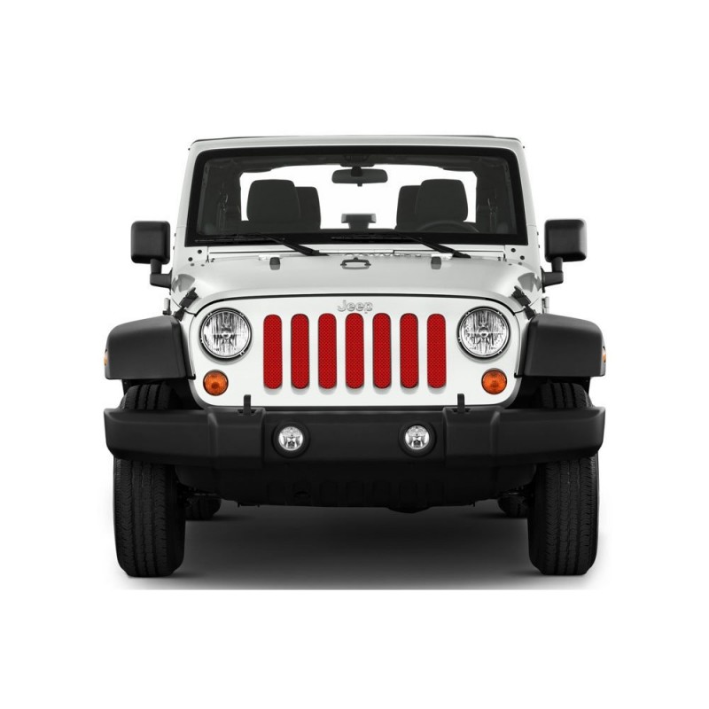 Under The Sun Inserts Flame Red Grille Insert for Jeep JL | Best Prices &  Reviews at Morris 4x4