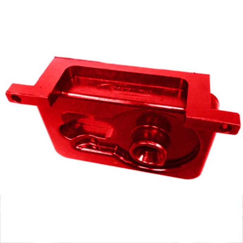 Daystar License Plate Bracket for Roller Fairlead Winch Isolator - Red
