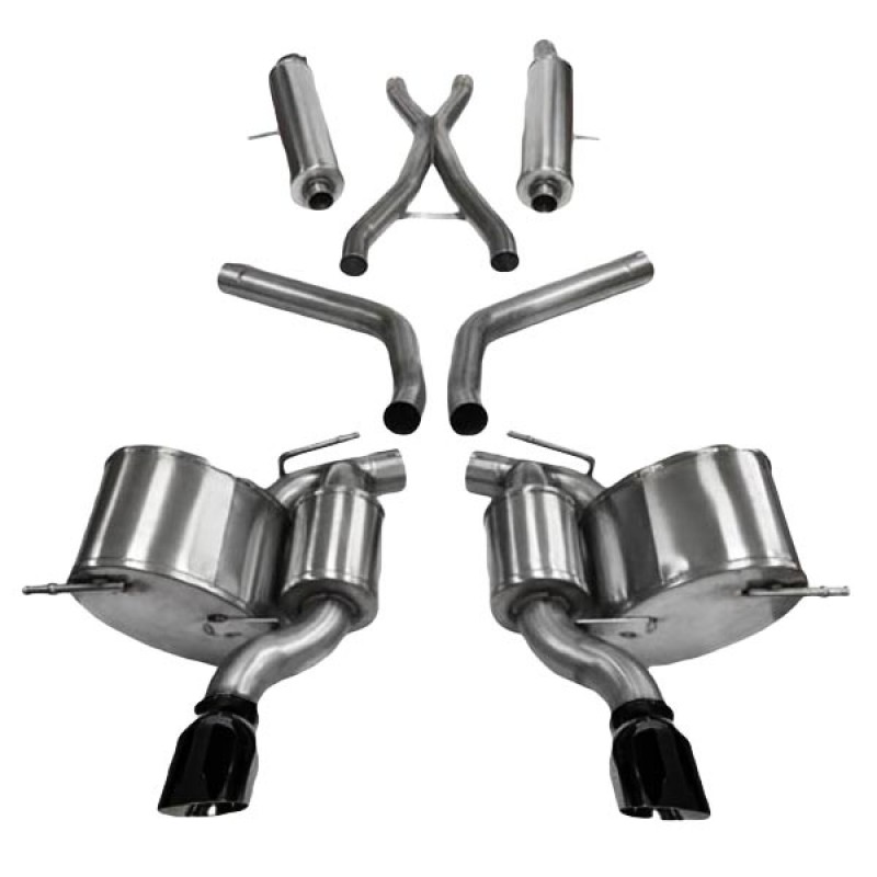 Corsa 2 75 Sport Cat Back Exhaust System With Dual Rear Exit 4 5