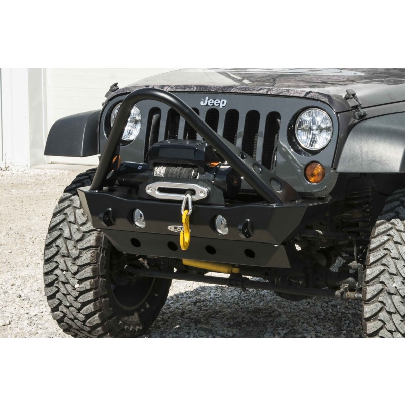 LoD Destroyer Shorty Front Bumper with Stinger Guard - Textured Black