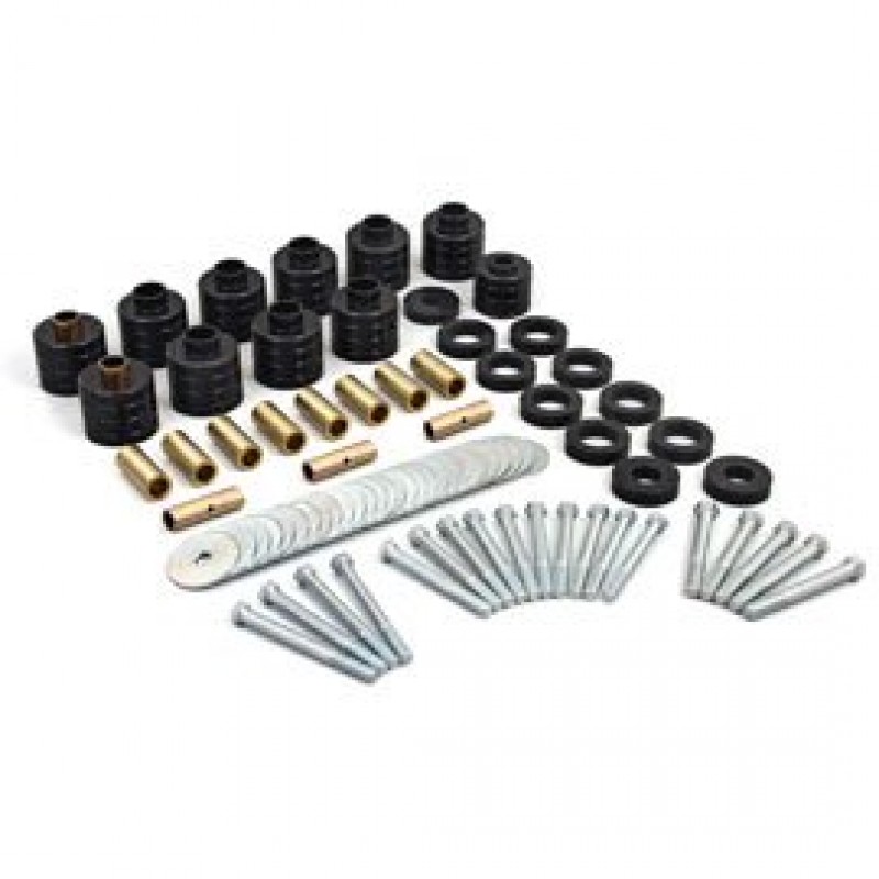 Daystar 1" Polyurethane Body Mount Lift Kit, Black