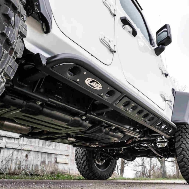Lod Signature Series Rock Sliders 4 Door Powder Coated Black Best Prices Reviews At Morris 4x4