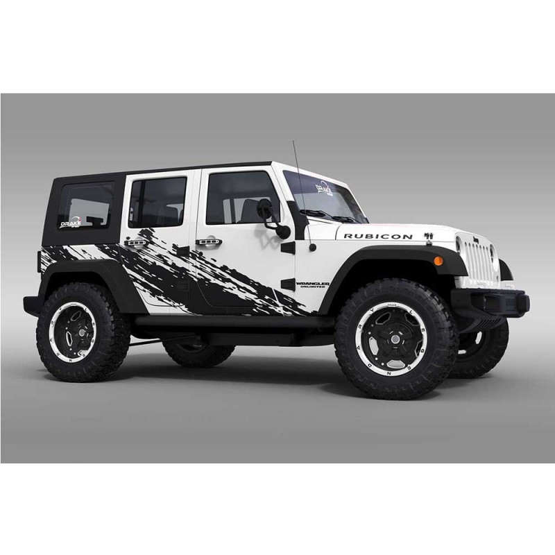 Og Innovations Radium Jeep Graphics Satin Black Best Prices Reviews At Morris 4x4