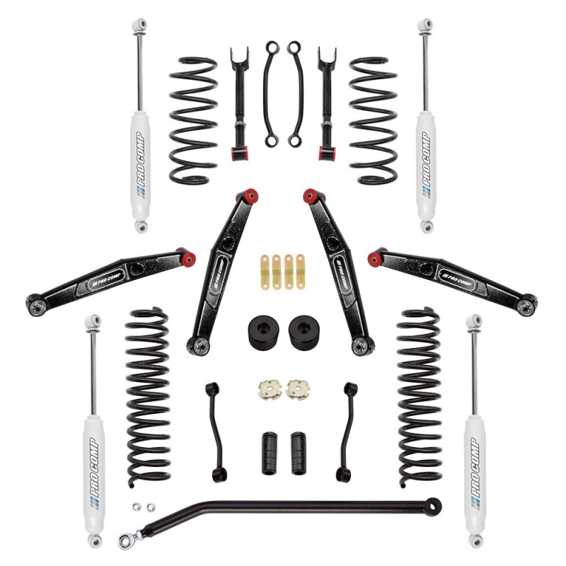Pro Comp 4" Stage 2 Suspension Lift Kit with HD X Series Arms and ES9000 Shocks