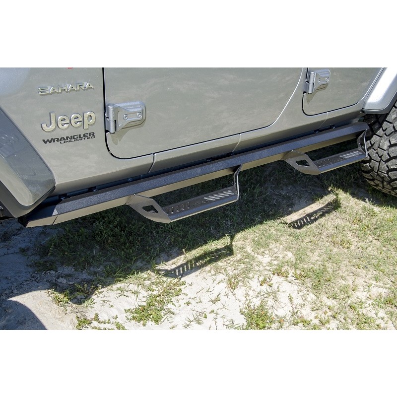 N Fab Predator Pro Step System Aluminum Textured Black Pair Best Prices Reviews At Morris 4x4