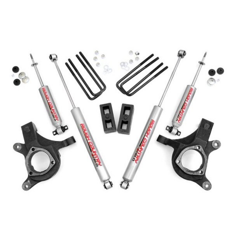 Rough Country 3" Suspension Lift Kit with Premium N2.0 Series Shocks