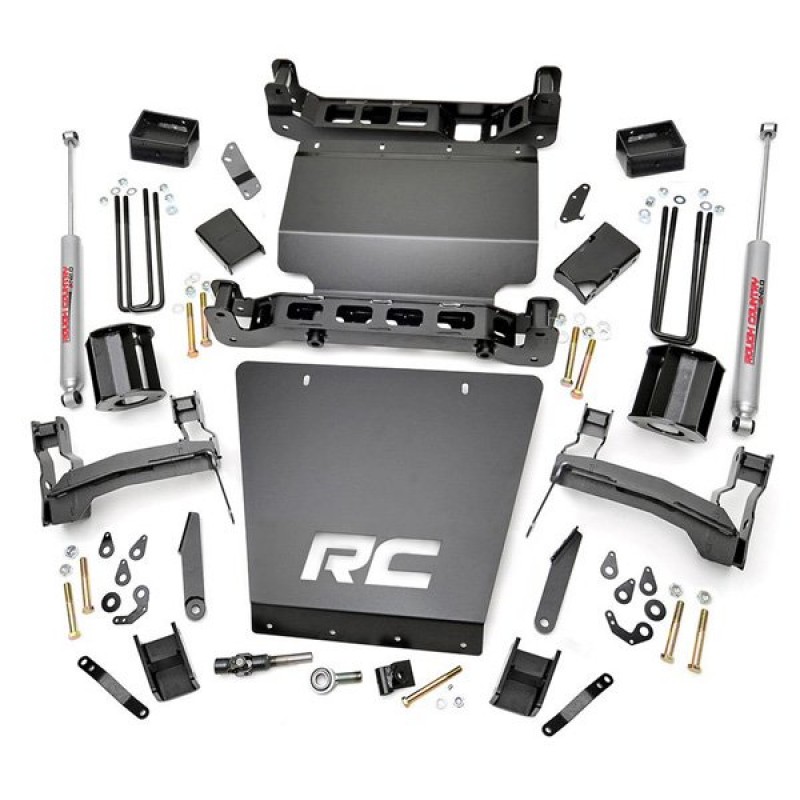Rough Country 5" Suspension Lift Kit with Premium N2.0 Series Shocks