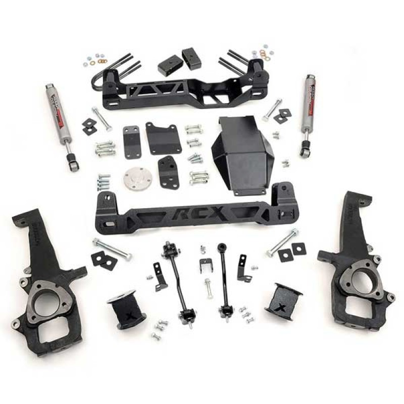 Rough Country 4" Suspension Lift Kit with Performance 2.2 Series Shocks
