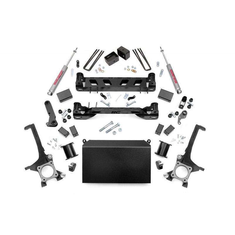 Rough Country 4" Suspension Lift Kit with Rear Premium N2.0 Shocks
