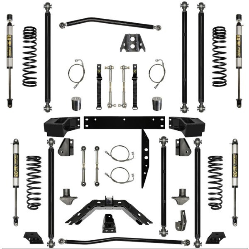 Rock Krawler 2.5" Stage 1 Off-Road Pro Long Arm System Lift Kit with 3" Rear Stretch