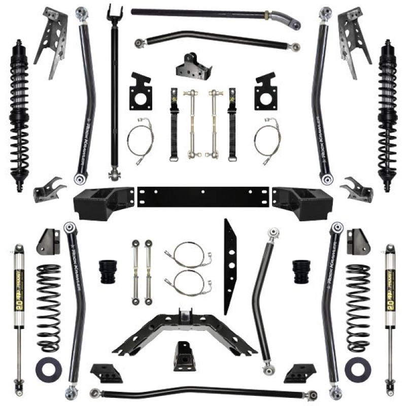 Rock Krawler 5.5" Stage 1 X-Factor Coil-Over Long Arm System Lift Kit