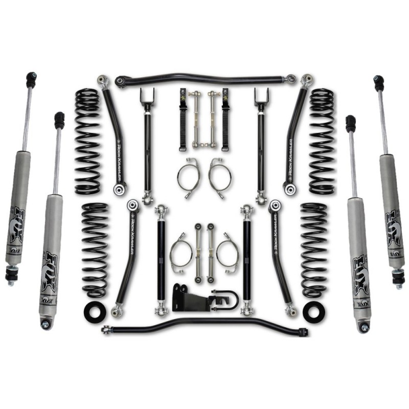 Rock Krawler 3 5 X Factor Mid Arm Suspension Lift Kit With Fox 2 0 Performance Ipf Shock Jk 4 Door Best Prices Reviews At Morris 4x4