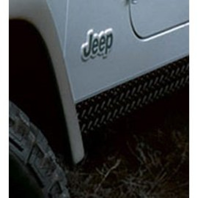 Mopar Rock Rails Black Diamond Plate Rocker Panel Guards Pair Best Prices Reviews At Morris 4x4