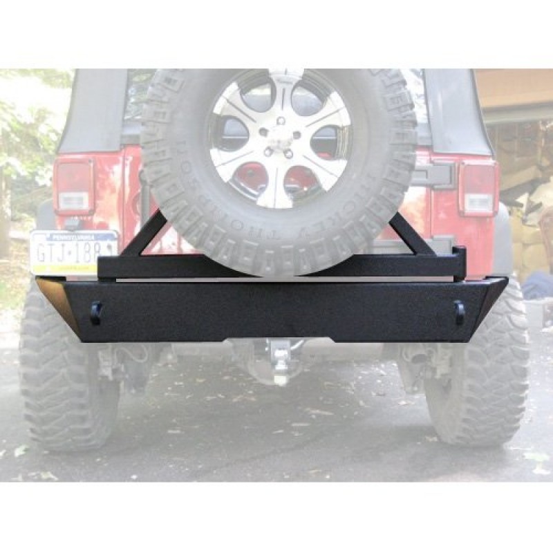 River Raider Trail Series Rear Bumper with Tire Carrier - Epoxy Coat