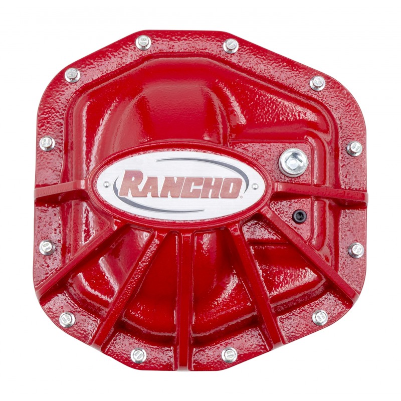 Rancho Rear Differential Cover for Dana 44 - Red Powder Coat