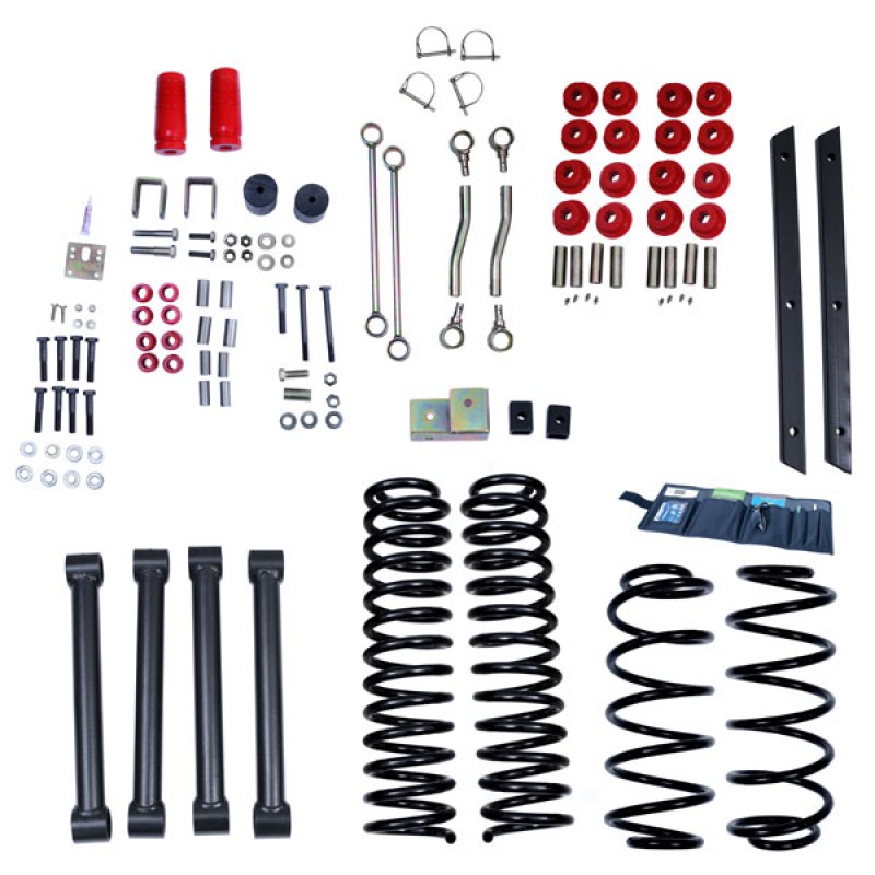 ORV by Rugged Ridge 4" Coil Spring Lift Kit without Shocks
