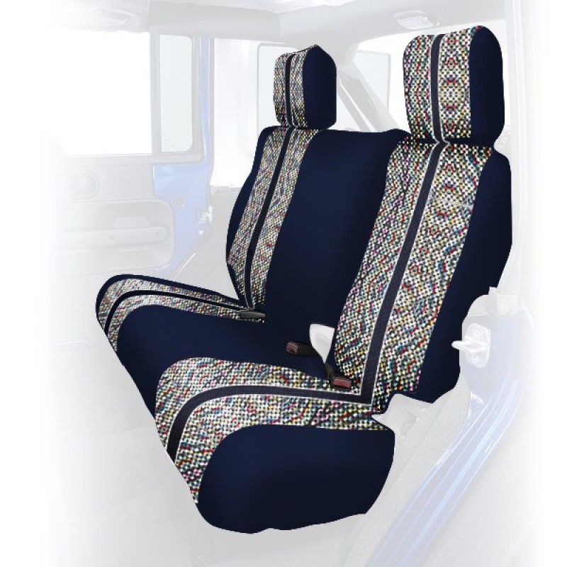 Coverking Rear 60 40 Split Bench Seat Cover Saddle Blanket Blue