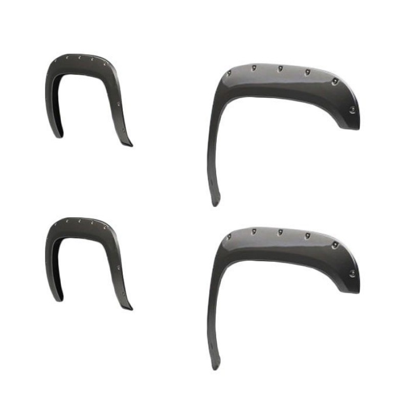 Smittybilt M1 Bolt-on Front & Rear Fender Flares with Tire Repair Kit