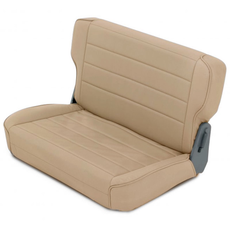 Smittybilt Fold & Tumble Rear Seat, Denim Spice