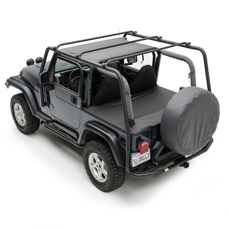 Smittybilt Src Roof Rack Textured Black 300 Lb Rating Best Prices Reviews At Morris 4x4