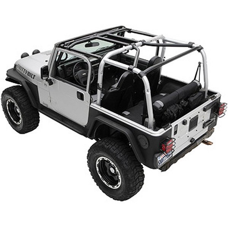 Smittybilt Src Roll Cage Kit 7 Piece Gloss Black Best Prices Reviews At Morris 4x4