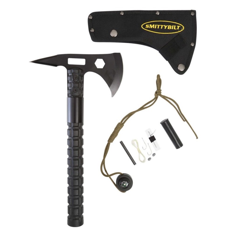 Smittybilt Survival Trail Axe with Sheath