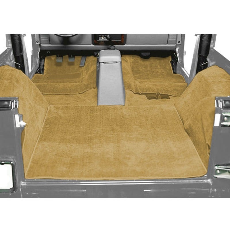 Seatz Deluxe Cut Pile Carpet Kit, Complete, Tan | Best Prices & Reviews at  Morris 4x4