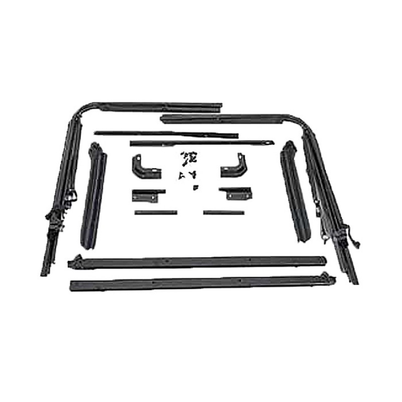 Rampage Replacement Soft Top Hardware with Tailgate Bar