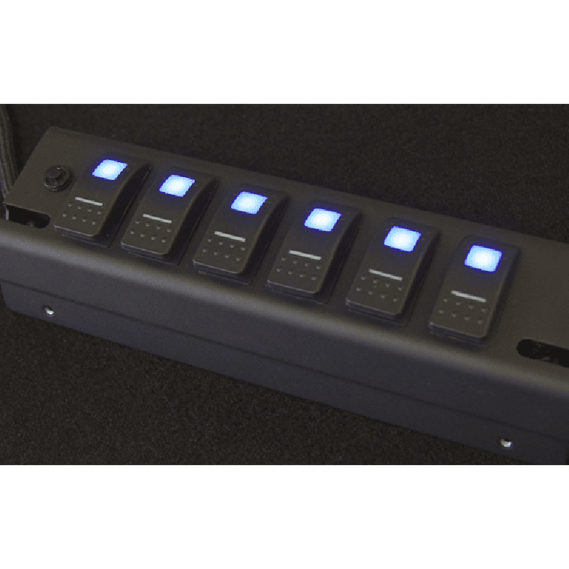 sPOD 6 Dual LED Switch Panel and Source System Kit - Blue LED