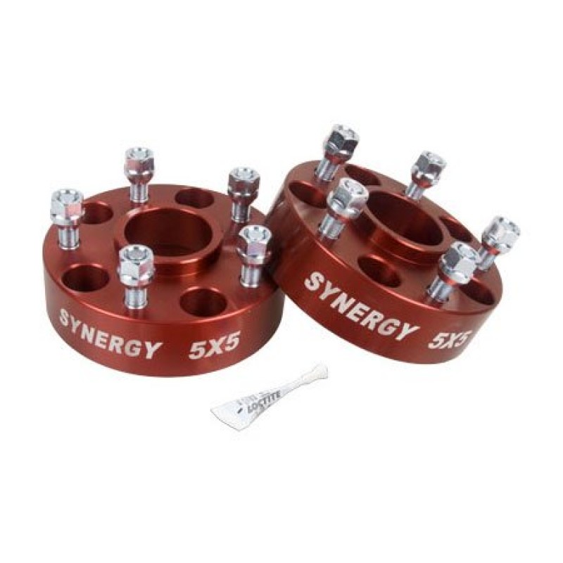 Synergy Manufacturing 1.75" Hub Centric Wheel Spacer, 5X5" Bolt Pattern, 1/2-20 UNF Stud Size - Pair