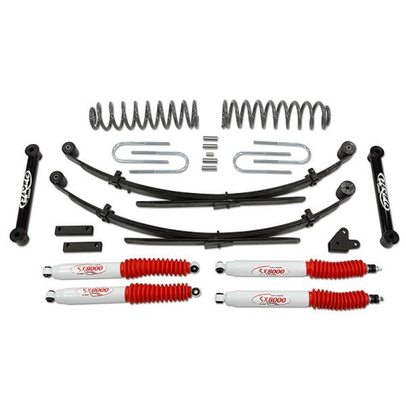 Tuff Country 3.5" EZ-Ride Suspension Lift Kit with Rear Leaf Springs and SX8000 Nitro Shocks