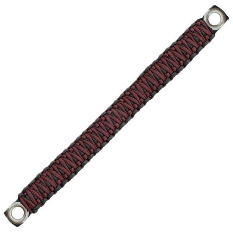Surprise Straps Center Sound Bar Strap - Maroon Paracord and Solid Black Paracord