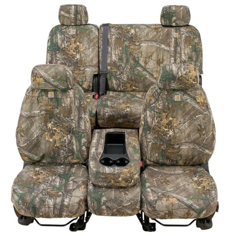 Covercraft Carhartt Custom Realtree Camo Rear Seat Cover - Xtra Brown