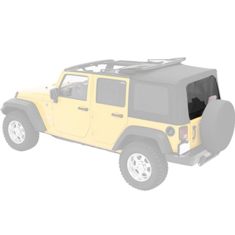 Mopar Tailgate Tinted Window For Premium Black Sunrider Soft Top Best Prices Reviews At Morris 4x4