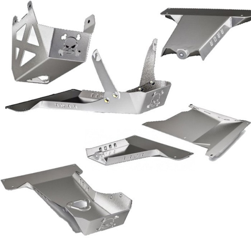 River Raider Complete Skid Plate System for 3.8L Engines - Bare Steel