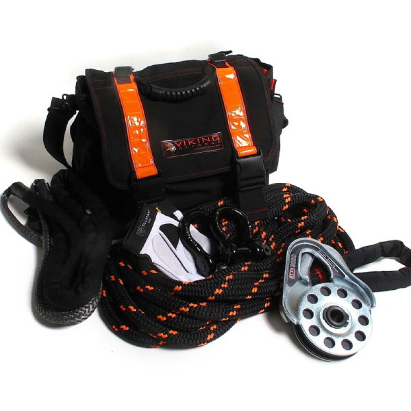 Viking Offroad Winch Recovery Kit With Large Size Recovery Gloves