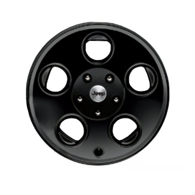 MOPAR Classic Wheel - 17"x8.5" - Bolt Pattern 5x5", Aluminum - Black
