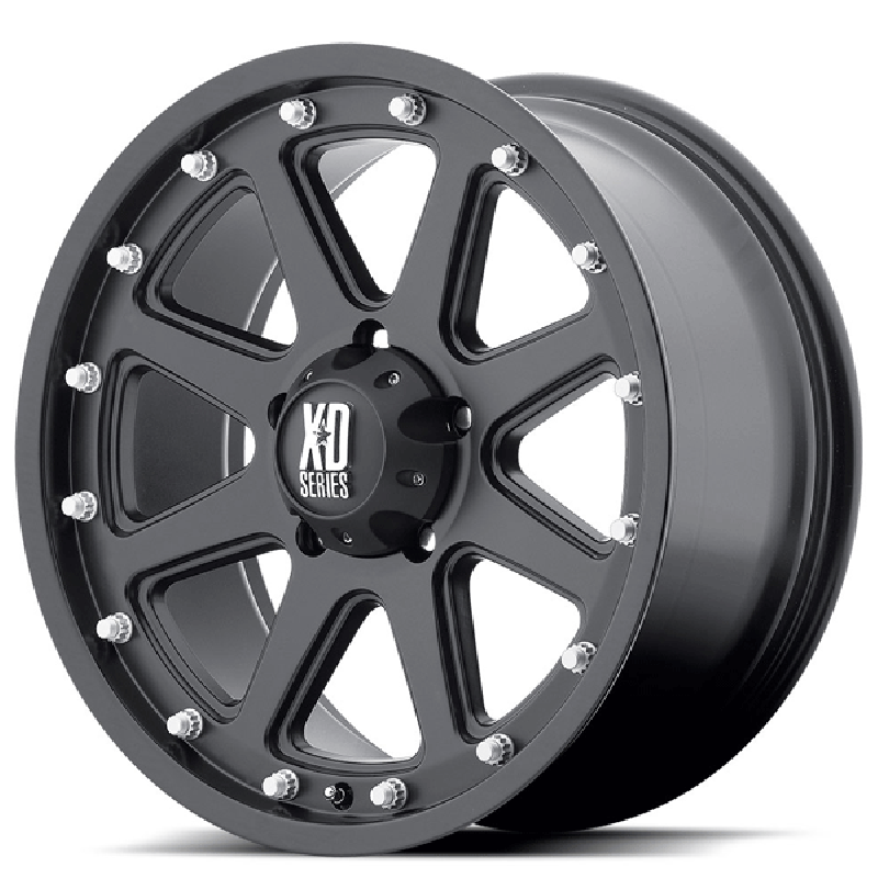 KMC XD Addict Series Matte Black 17X9" 5X5" Bolt Pattern, Back Spacing 5.7"
