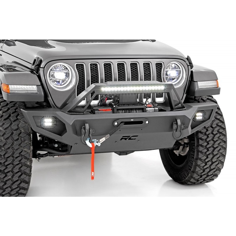 Rough Country Front Winch Bumper for Jeep Gladiator JT/Wrangler JK & JL 4WD  | Best Prices & Reviews at Morris 4x4