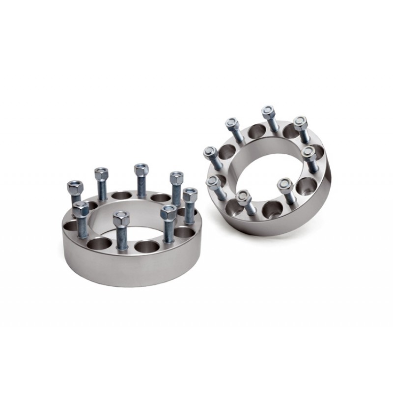 Rough Country 2" Wheel Spacers, 8x6.5" Bolt Pattern - Pair