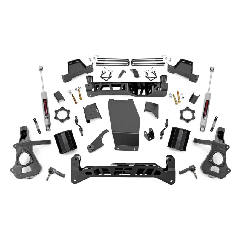 Rough Country 7" Suspension Lift Kit with Premium N3 Series Shocks