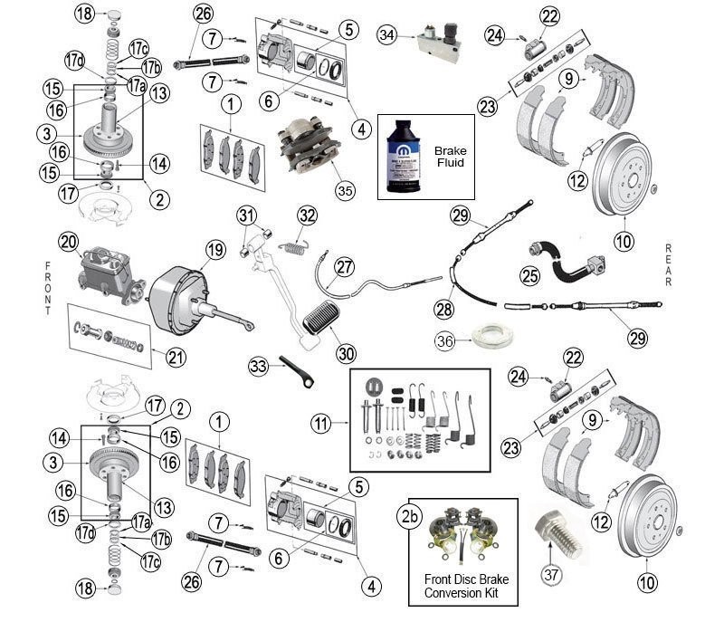 Brake Parts for Grand Wagoneer SJ