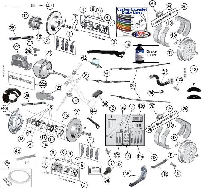 Brake Parts for Cherokee XJ